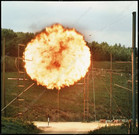 Fireball From Mining Explosive Stock Image A5100149 Science