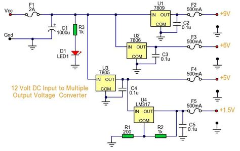 Multiple Output DC Converter