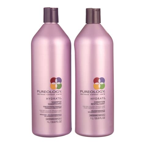 Pureology Hydrate Shampoo And Conditioner Liter Set 338 Fl Oz