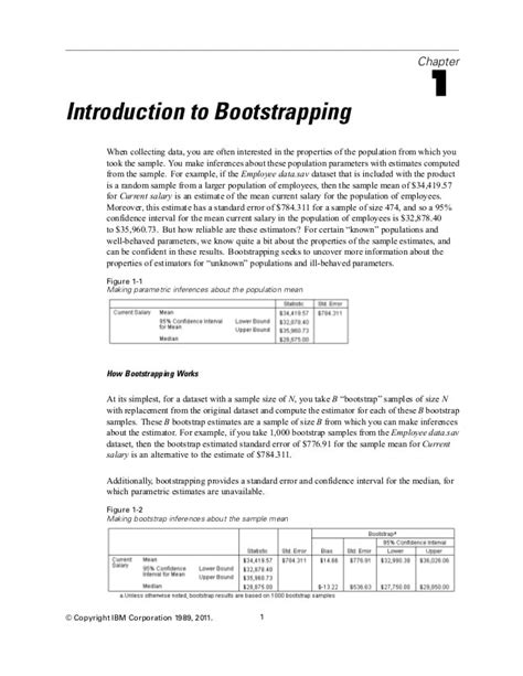 Ibm Spss Bootstrapping