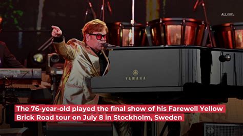 Elton John Concludes Farewell Tour