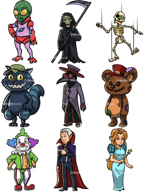 Halloween Cartoon Characters Clipart Halloween Disney Clipart Pumpkin