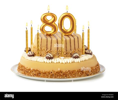 80th Birthday Cake Hi Res Stock Photography And Images Alamy