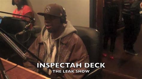 Inspectah Deck Live On The Leak Show W Dj Killatouch And Itsbizkit Youtube