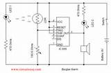Simple Burglar Alarm Circuit Diagram Images