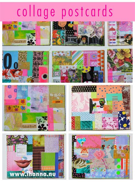 My Colorful Collage Postcards Ihannas Blogihannas Blog