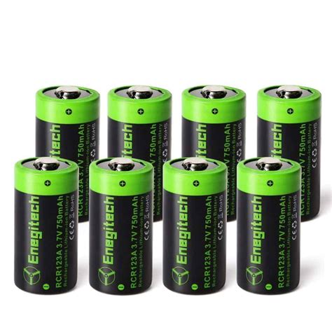 Cr123a Battery Rechargeable Lithium Rcr123a 16340 Batteries