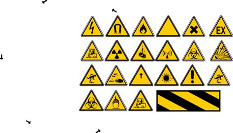 Hazard Signs And Meanings Clipart Best