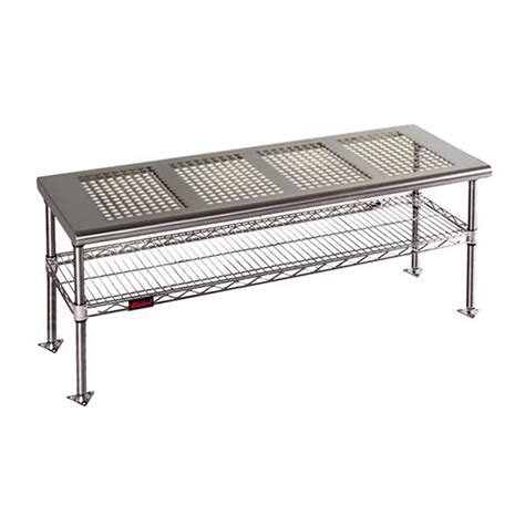 Eagle Group Pcrb1848 Gowning Bench With Standard Undershelf Perforated
