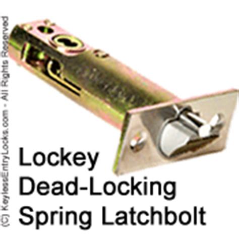 Be prepared to show proof that you have the right to open the door, or else you could find yourself behind the sort of locked door that a credit card won't open! door knob lockset dead latch and latch plunger - Bob Is ...