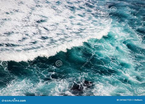Storm On The Indian Ocean Aerial View Stock Image Image Of Blue
