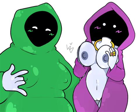 Rule 34 2girls Blush Cloak Cloaked Duo Eyes Only Female Female