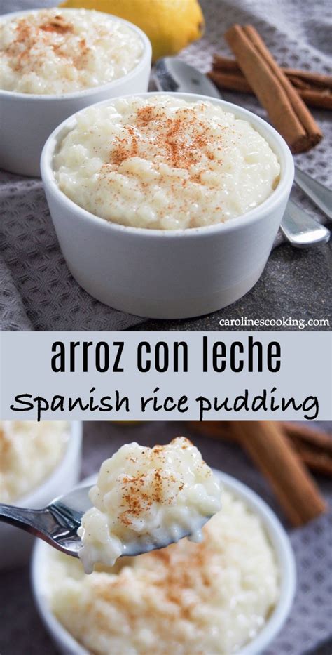 Arroz Con Leche Spanish Rice Pudding Carolines Cooking