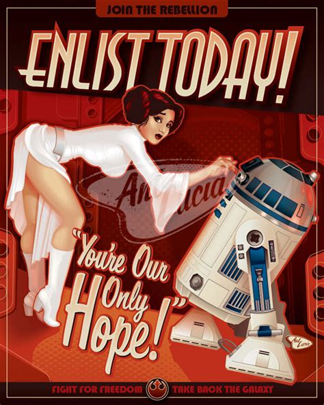Star Wars Pinup Style Propaganda Posters Geekpr0n