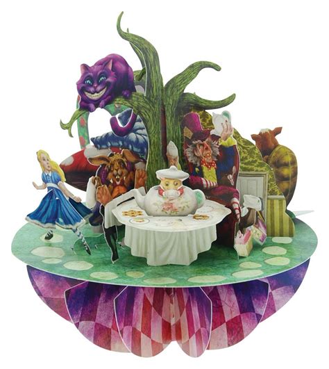 Santoro Ltd Alice In Wonderland Display Card Ps030 D