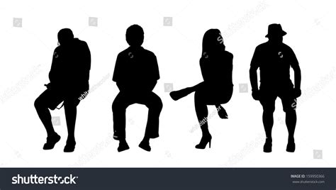 black silhouettes people different sex age stock illustration 159950366 shutterstock