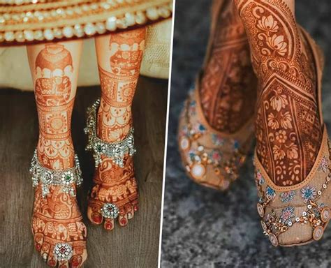 brides to be bookmark these 10 gorgeous bridal feet mehendi designs right away herzindagi