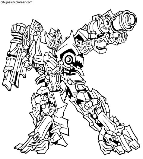 Dibujos Sin Colorear Dibujos De Transformers Para Colorear Images And