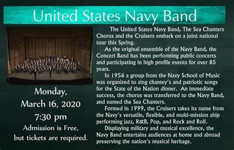 Csd Auditorium Us Navy Band