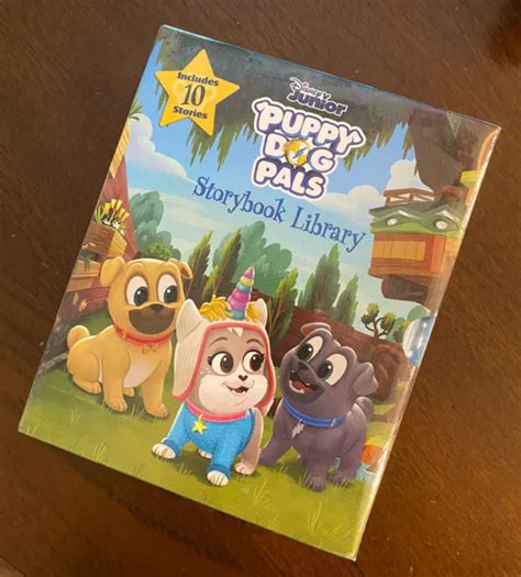 Disney Junior Puppy Dog Pals Storybook Library Boxed Set 12 Hb New