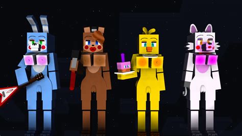 Rule 34 3d 4girls Animatronic Five Nights At Freddy S Mangle Fnaf