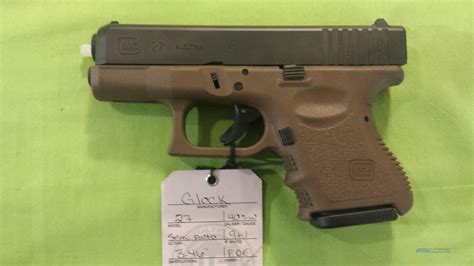 Glock 27 Gen 3 Fde 40sandw 40 Sub Compact 40 9rd For Sale