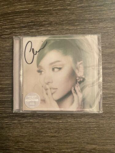 Ariana Grande Positions Signed Cd Autographed Cd In Hand Ready To Ship