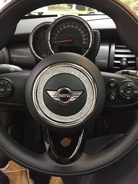 Bling Steering Wheel Sticker For Mini Cooper Countryman Clubman F55 F5