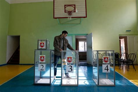 amid vote preparations in ukraine s crimea allegations of poll rigging intimidation the