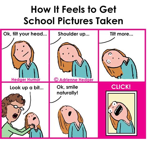 Cartoon About Getting Your School Picture Taken Say