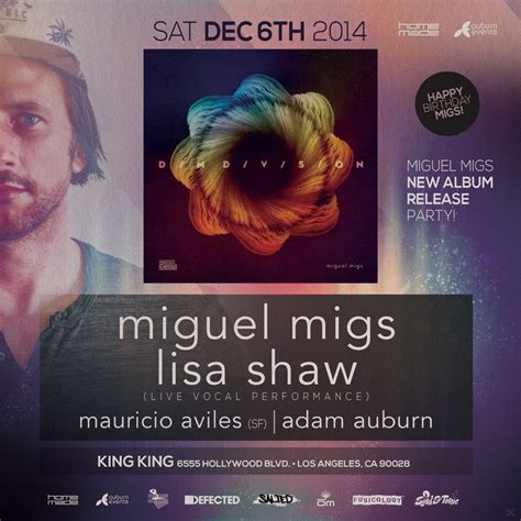 Migue Migs And Lisa Shaw Tickets