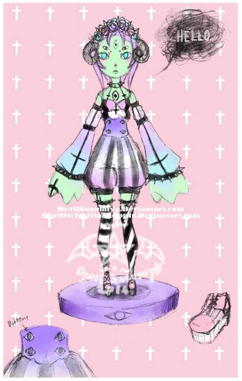 Pastel Gothic Outfit Alien Adopt By Devilsuzumiya On Deviantart