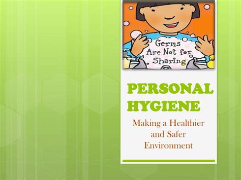 Ppt Personal Hygiene Powerpoint Presentation Free Download Id6328568