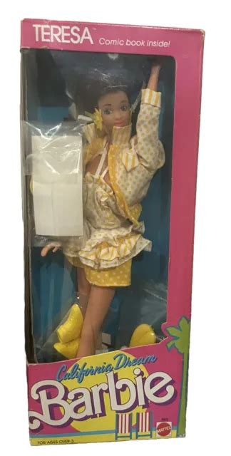 1987 MATTEL CALIFORNIA Dream Teresa Barbie Doll NIB 50 00 PicClick