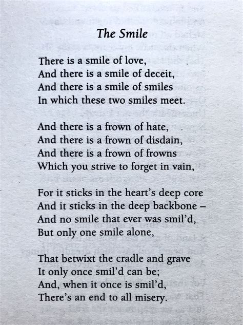 William Blake The Smile💞🌍🌎🌏💞 Motivational Poems Poems By Famous