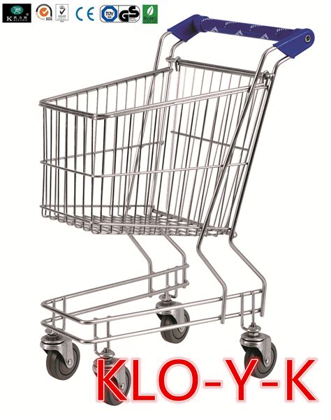 Small Metal Kids Shopping Cart For Supermarket Grocery Store