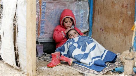 in pictures lebanon s syria refugees bbc news