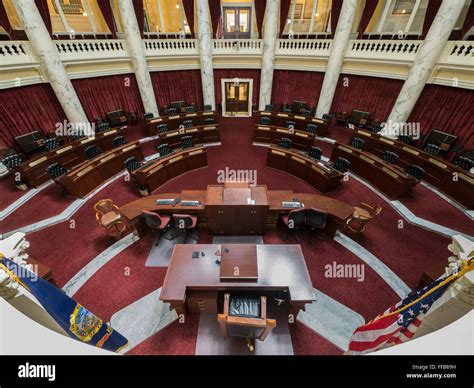 Senate Chambers Idaho State Capitol Building Boise Idaho Stock Photo