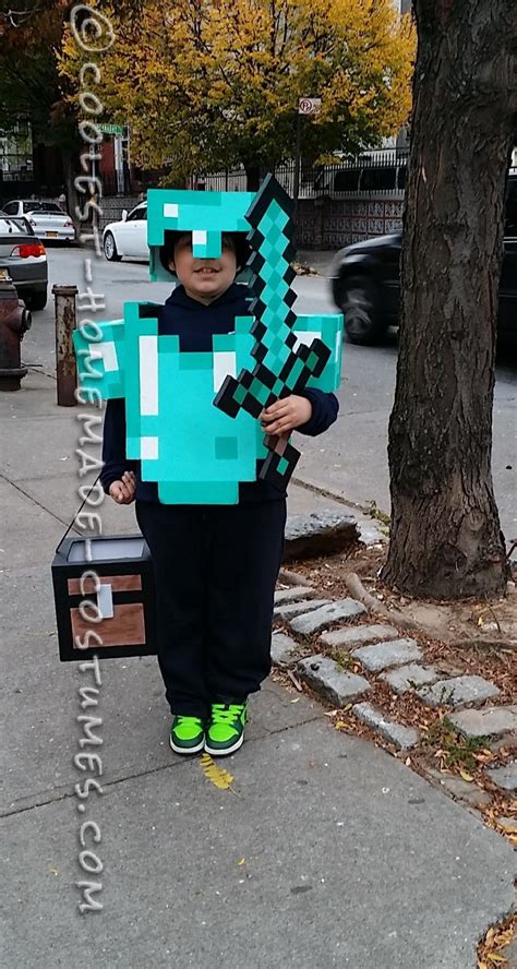 Awesome Minecraft Costume For A Boy For The Kids Minecraft
