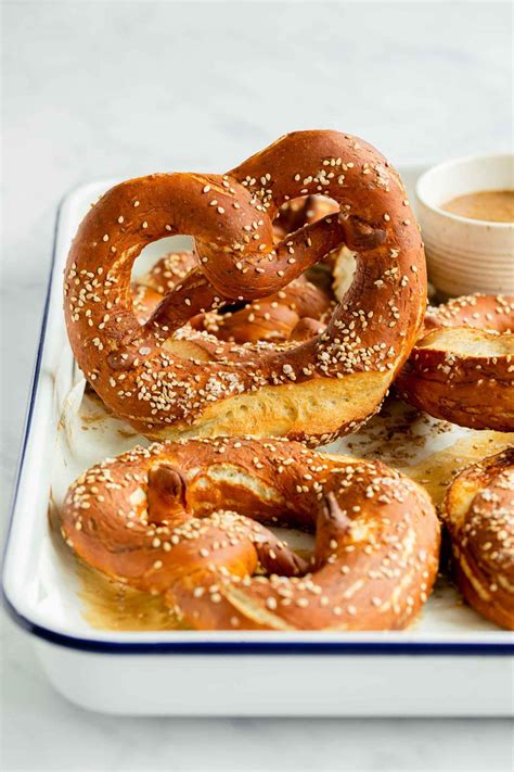 Soft Bavarian Pretzels Are A Tasty Savory German Snack Recipe Homemade