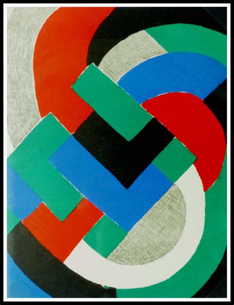 Original Lithography Sonia Delaunay Galerie 41