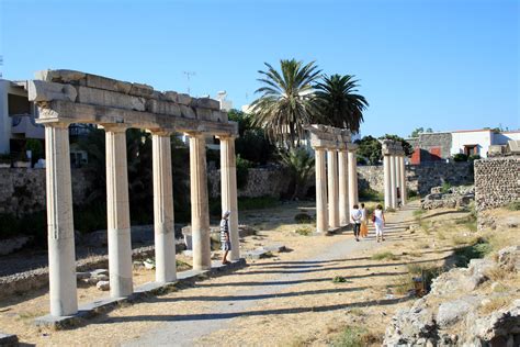 Ruins Of The Ancient Gymnasion In Kos Greece Image Free Stock Photo