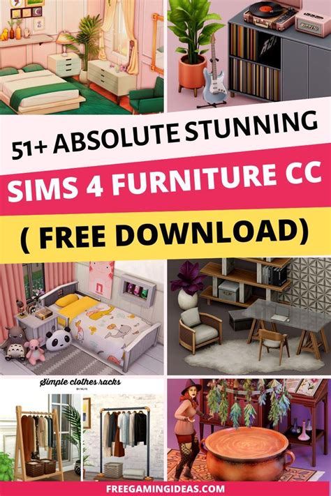 51 Stunning Sims 4 Furniture Cc Packs To Add To Your Cc Folder Artofit