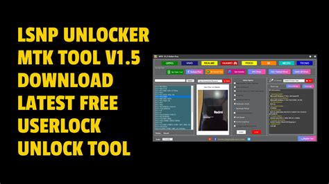 Lsnp Unlocker Mtk Tool V Latest Free Userlock Unlock Tool Download