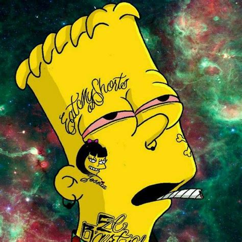 Top 53 Imagen Dibujos De Bart Simpson Fumando Vn