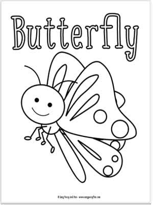 Little Bugs Coloring Pages for Kids - Easy Peasy and Fun