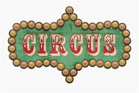Circus Letters Printable