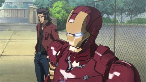 Anime Iron Man Suit Once Back Home He Then Begins Work On Perfecting