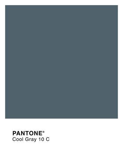 Pantone Color Cool Gray 10 C Art By Pantone At