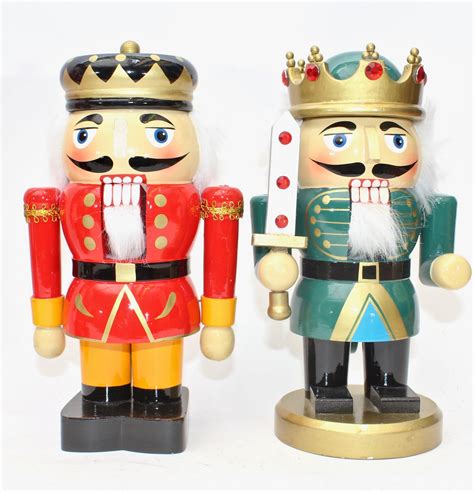 Collection Of Wooden Nutcrackers Ebth